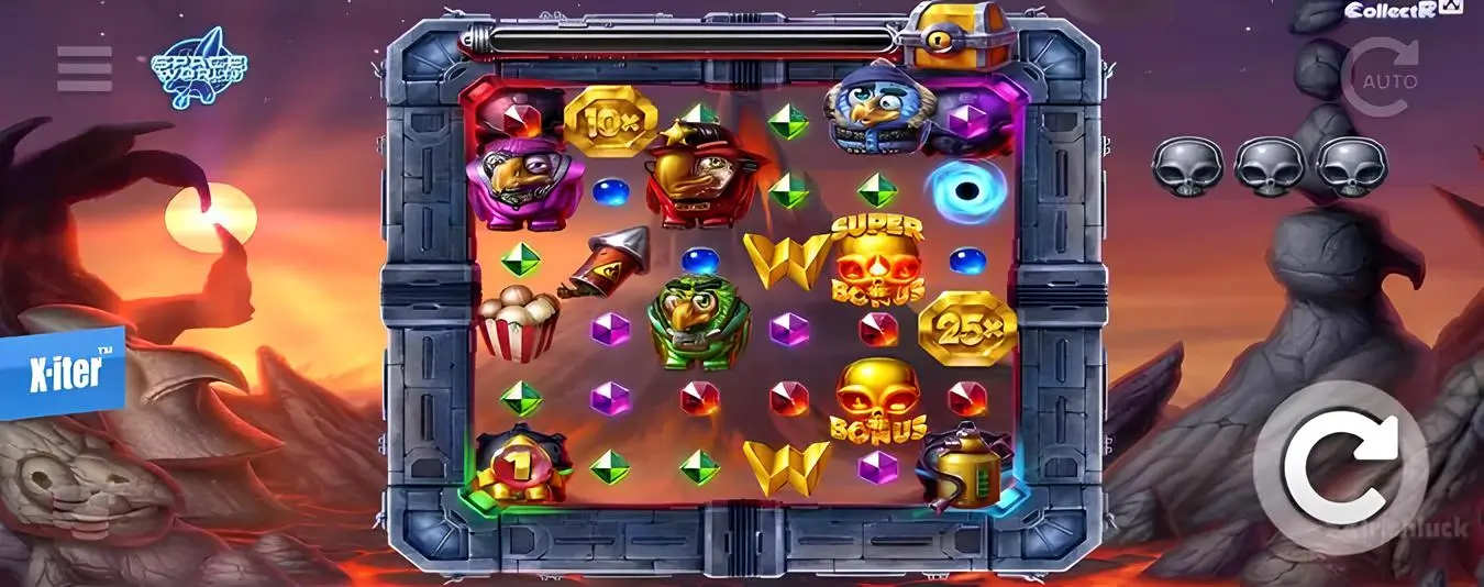 Pirots 4 Inferno wereld met Fire Minions